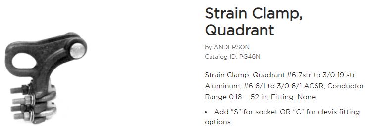 Strain Clamp 6-3/0